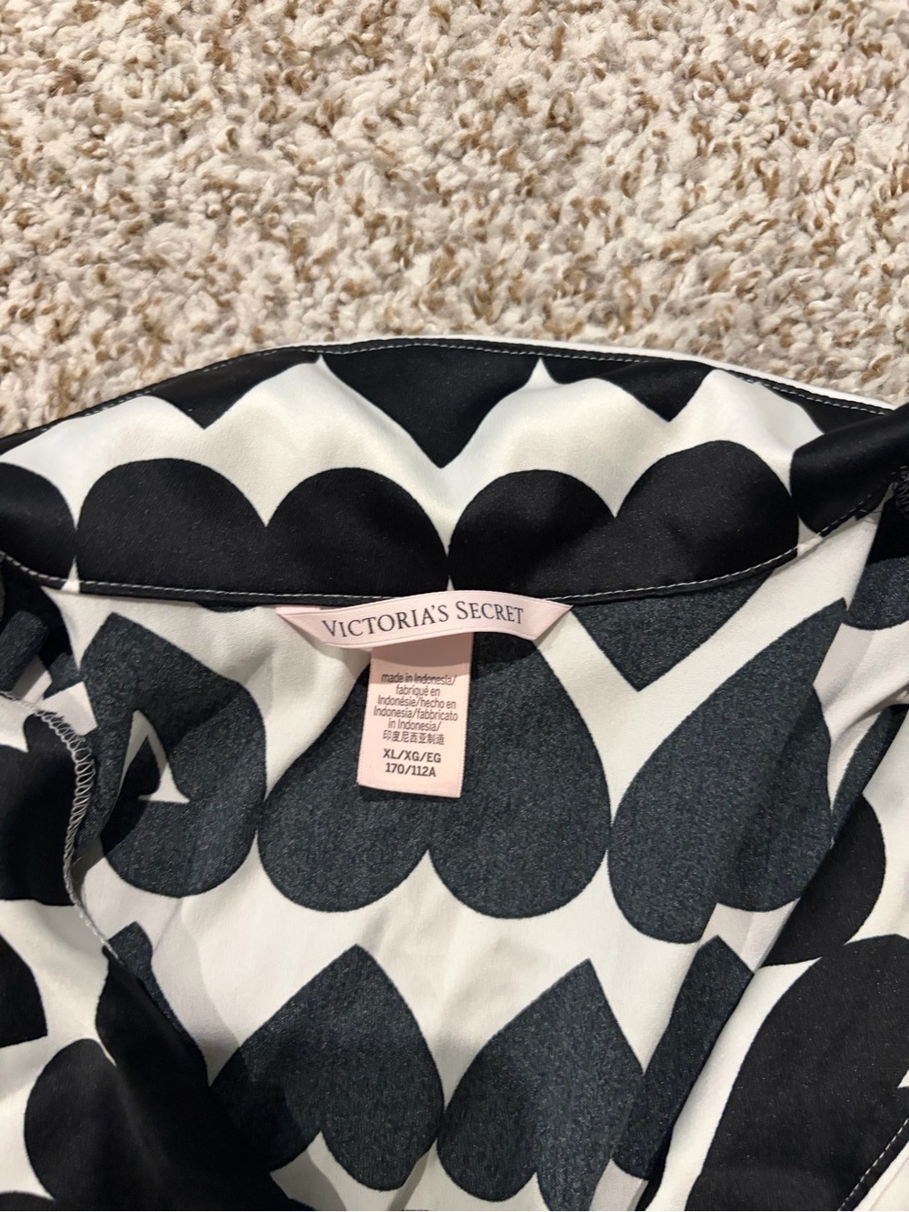 Victorias Secret Signature Satin Pajamas XL - Picture 4 of 4